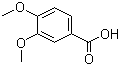 结构式 CAS# 93-07-2, 3,4-二甲氧基苯甲酸