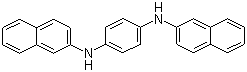 structure of CAS# 93-46-9, N,N'-Di-2-naphthyl-p-phenylenediamine;N,N'-Bis(2-naphthyl)-p-phenylenediamine; Di-beta-naphthyl-p-phenylenediamine; DBNPD