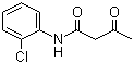 2'-氯-N-乙酰乙酰苯胺分子结构 (CAS 93-70-9)