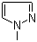 1-甲基吡唑分子结构 (CAS 930-36-9)