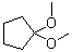 structure of CAS# 931-94-2, Cyclopentanone dimethyl acetal;1,1-Dimethoxycyclopentane; Cyclopentanone dimethyl ketal
