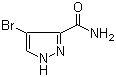 4-溴-1H-吡唑-3-甲酰胺分子结构 (CAS 932-65-0)