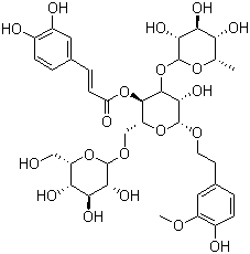 结构式 CAS# 93236-42-1, 肉苁蓉苷 A