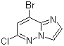 结构式 CAS# 933190-51-3, 8-溴-6-氯咪唑并[1,2-b]哒嗪