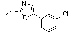 结构式 CAS# 933722-39-5, 5-(3-氯苯基)-2-恶唑胺
