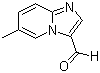 结构式 CAS# 933752-89-7, 6-甲基咪唑并[1,2-a]吡啶-3-甲醛