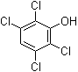 structure of CAS# 935-95-5, 2,3,5,6-Tetrachlorophenol;NSC 407823