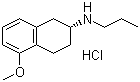 structure of CAS# 93601-85-5, (R)-1,2,3,4-Tetrahydro-5-methoxy-N-propyl-2-naphthalenamine hydrochloride;((R)-5-Methoxy-1,2,3,4-tetrahydronaphthalen-2-yl)propylamine hydrochloride