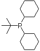 结构式 CAS# 93634-87-8, 叔丁基二环己基膦