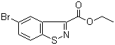 结构式 CAS# 936923-58-9, 5-溴-1,2-苯并异噻唑-3-羧酸乙酯