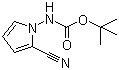 structure of CAS# 937046-96-3, tert-Butyl (2-cyano-1H-pyrrol-1-yl)carbamate