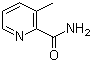 structure of CAS# 937648-82-3, 3-Methylpicolinamide;3-Methyl-2-pyridinecarboxamide
