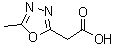 结构式 CAS# 937684-91-8, 5-甲基-1,3,4-恶二唑-2-乙酸