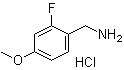 structure of CAS# 937783-85-2, 2-Fluoro-4-methoxybenzenemethanamine hydrochloride