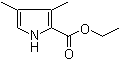 Ethyl 3,4-dimethylpyrrole-2-carboxylate molecular structure (CAS 938-75-0)