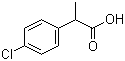 结构式 CAS# 938-95-4, 2-(4-氯苯基)丙酸