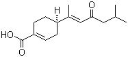 structure of CAS# 93888-59-6, 9-Oxo-2,7-bisaboladien-15-oic acid;[R-(E)]-4-(1,5-Dimethyl-3-oxo-1-hexenyl)-1-cyclohexene-1-carboxylic acid