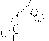结构式 CAS# 939055-18-2, 5-氟-2-吲哚基脱氯卤培米特