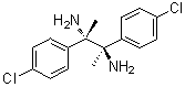 结构式 CAS# 939983-16-1, rel-(2R,3S)-2,3-双(4-氯苯基)-2,3-丁二胺