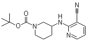 3-[(3-Cyano-2-pyridinyl)amino]-1-piperidinecarboxylic acid tert-butyl ester molecular structure (CAS 939986-20-6)