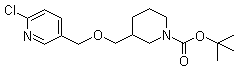 3-[[(6-Chloro-3-pyridinyl)methoxy]methyl]-1-piperidinecarboxylic acid tert-butyl ester molecular structure (CAS 939986-39-7)