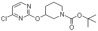 3-[(4-Chloro-2-pyrimidinyl)oxy]-1-piperidinecarboxylic acid tert-butyl ester molecular structure (CAS 939986-47-7)