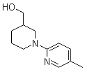 1-(5-甲基-2-吡啶基)-3-哌啶甲醇分子结构 (CAS 939986-72-8)