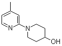 structure of CAS# 939986-80-8, 1-(4-Methyl-2-pyridinyl)-4-piperidinol