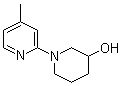1-(4-甲基-2-吡啶基)-3-哌啶醇分子结构 (CAS 939986-81-9)