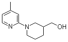 1-(4-甲基-2-吡啶基)-3-哌啶甲醇分子结构 (CAS 939986-82-0)