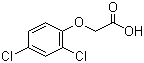structure of CAS# 94-75-7, 2,4-Dichlorophenoxyacetic acid;Amidox; B-Selektonon; U-5043; Crotilin; Decamine; Dicopur; Dicotox; Ipaner; Netagrone; Pennamine; Weedone-2,4-DP; Helena 2,4-D; 2,4-D LV6; Weedar 64A; Chloroxone; BH 2,4-D; Agrotect; Amoxone; Weed Tox; Weedtrol; Emulsamine BK; Envert DT; Dormone