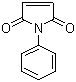 structure of CAS# 941-69-5, N-Phenylmaleimide;1-Phenyl-1H-pyrrole-2,5-dione; N-phenylmaleic imide; Maleimidobenzene