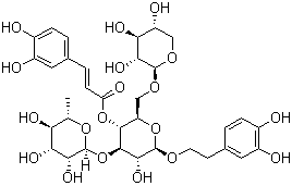 Forsythoside F molecular structure (CAS 94130-58-2)