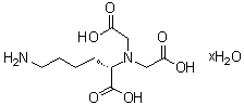 structure of CAS# 941689-36-7, N2,N2-bis(carboxymethyl)-L-Lysine hydrate (1:?)