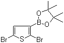 structure of CAS# 942070-22-6, 2,5-Dibromothiophene-3-boronic acid pinacol ester;2-(2,5-Dibromo-3-thienyl)-4,4,5,5-tetramethyl-1,3,2-dioxaborolane