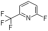 structure of CAS# 94239-04-0, 2-Fluoro-6-trifluoromethylpyridine;2-Trifluoromethyl-6-fluoropyridine; 2-Fluoro-6-(trifluoromethyl)pyridine