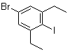 structure of CAS# 942475-12-9, 5-Bromo-1,3-diethyl-2-iodobenzene