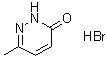 结构式 CAS# 94248-99-4, 6-甲基-3(2H)-哒嗪酮单氢溴酸盐