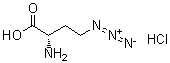 结构式 CAS# 942518-29-8, (2S)-2-氨基-4-叠氮基丁酸盐酸盐