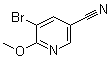 structure of CAS# 943153-51-3, 5-Bromo-6-methoxy-3-pyridinecarbonitrile