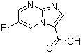 structure of CAS# 944903-05-3, 6-Bromoimidazo[1,2-a]pyrimidine-3-carboxylic acid