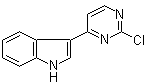 结构式 CAS# 945016-63-7, 3-(2-氯-4-嘧啶基)-1H-吲哚