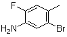 structure of CAS# 945244-29-1, 5-Bromo-2-fluoro-4-methylaniline;(5-Bromo-2-fluoro-4-methylphenyl)amine