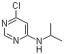 6-氯-N-异丙基嘧啶-4-胺分子结构 (CAS 945896-32-2)
