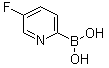 结构式 CAS# 946002-10-4, (5-氟吡啶-2-基)硼酸