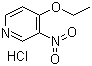 structure of CAS# 94602-04-7, 4-Ethoxy-3-nitropyridine hydrochloride