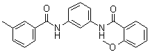 structure of CAS# 947914-18-3, 2-Methoxy-N-[3-[(3-methylbenzoyl)amino]phenyl]benzamide