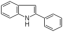 2-苯基吲哚分子结构 (CAS 948-65-2)