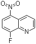 structure of CAS# 94832-39-0, 8-Fluoro-5-nitroquinoline