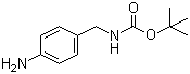 structure of CAS# 94838-55-8, 4-(N-Boc-aminomethyl)aniline;tert-Butyl N-(4-aminobenzyl)carbamate